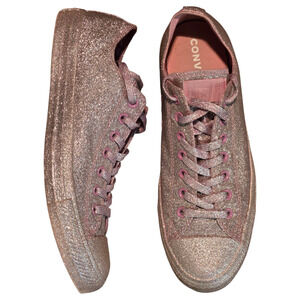 Converse Chuck Taylor Pink Glitter Shoes Sneakers Women's 12 Mens 10
